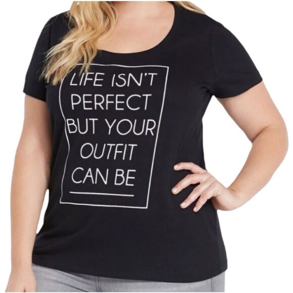  Torrid Women's Graphic Black Tee Plus Size 2X - Picture 3 of 10